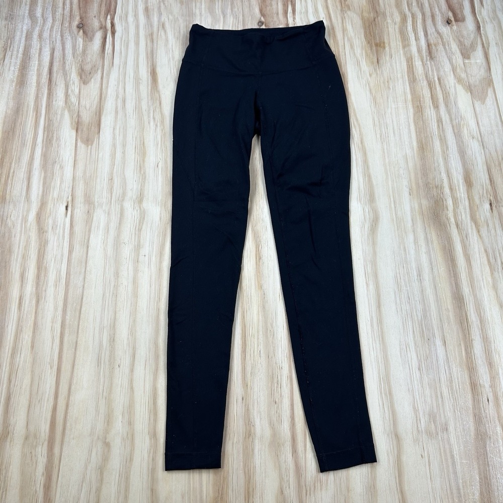 Athleta Leggings Black Pull On Women's XS Stretch Yoga Workout